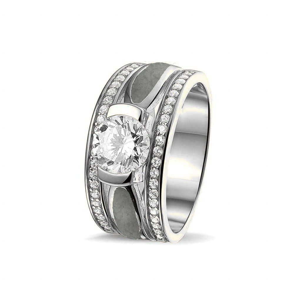 See You Brede ring met twee ascompartimenten in goud – RG-041 – afbeelding 50