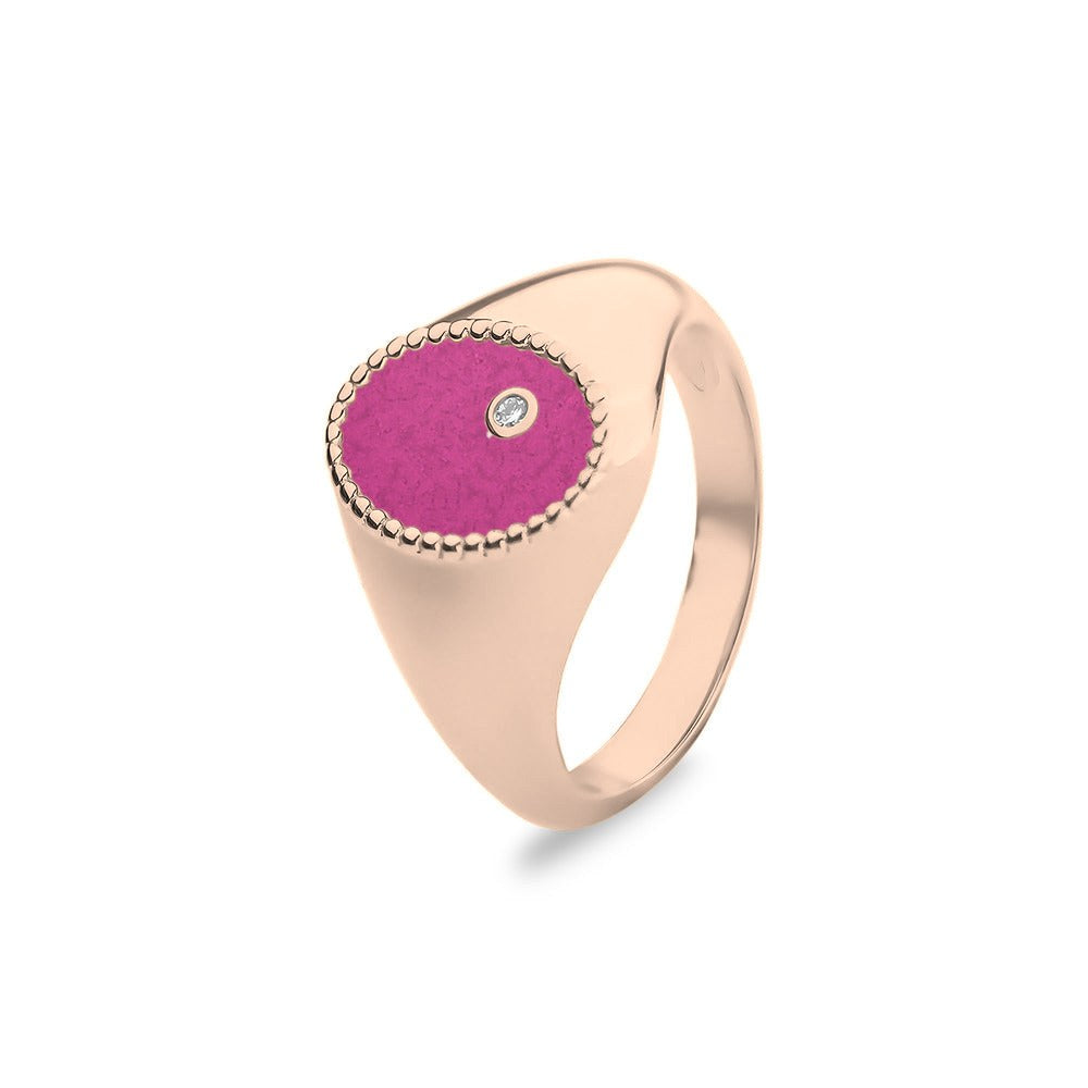 See You Ovale gouden asring met diamant – RG072 – afbeelding 35