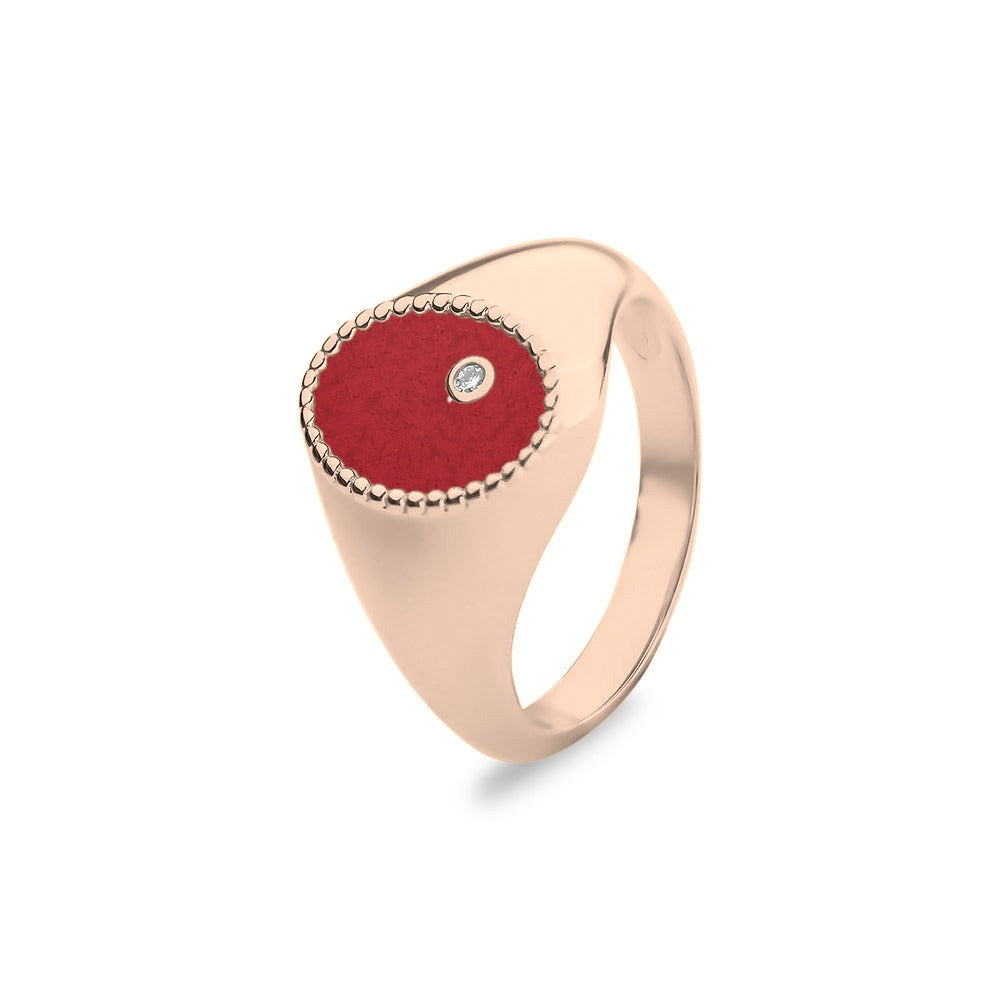 See You Ovale gouden asring met diamant – RG072 – afbeelding 34