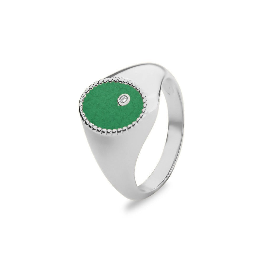 See You Ovale gouden asring met diamant – RG072 – afbeelding 67