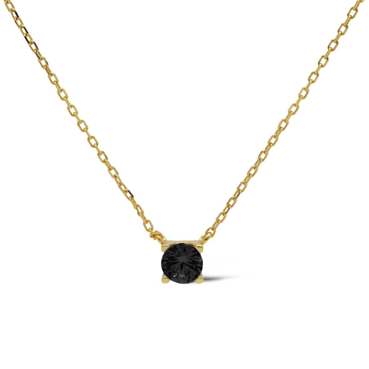 Karma Goldplated Ketting T309GP-BL Goud