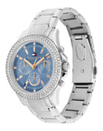 Tommy Hilfiger TH1782690 Horloge Dames Zilverkleurig 38mm, exclusief en kwalitatief hoogwaardig. Ontdek nu!