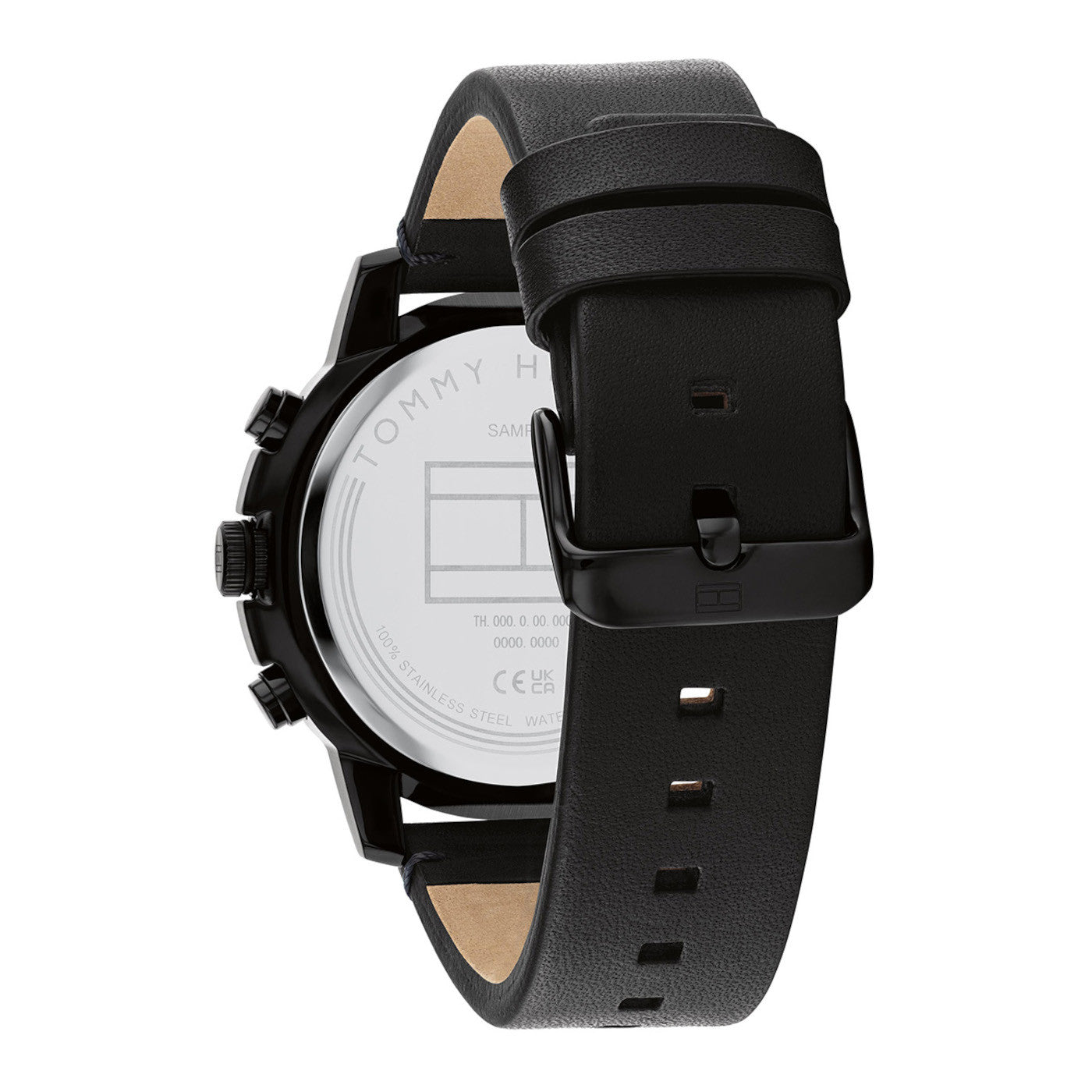 Tommy Hilfiger Horloge TH1792110 Heren Zwart 46 mm