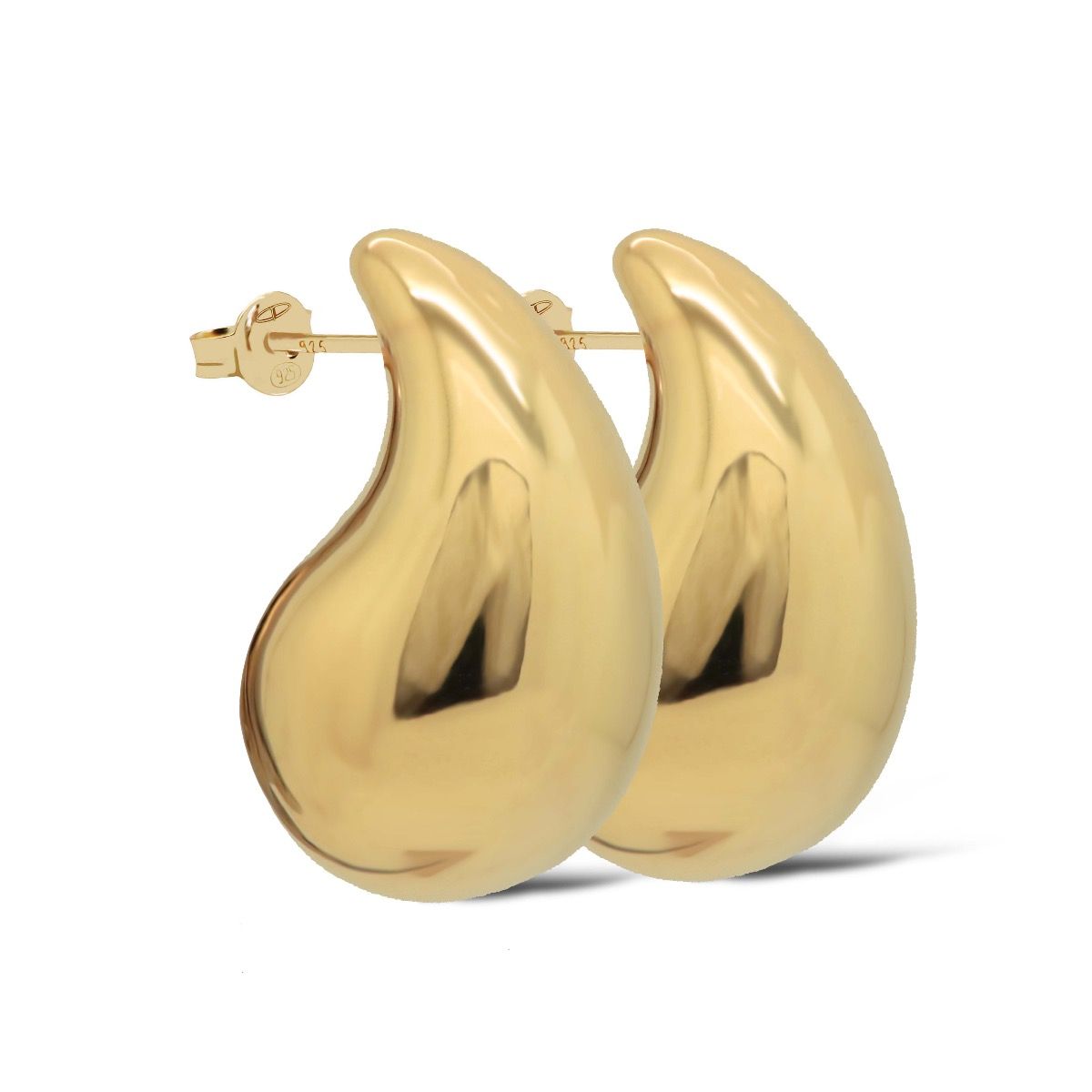 Karma oorbellen Symbols XL CHUNKY DROP 30MM Goldplated X159GP - PansiteNederland.nl