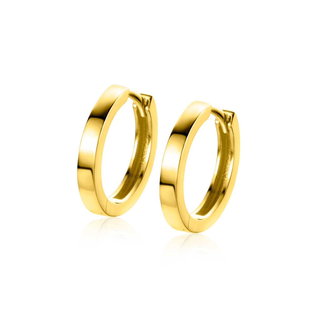 ZINZI 14K Gouden Oorbellen ZGO571 15mm