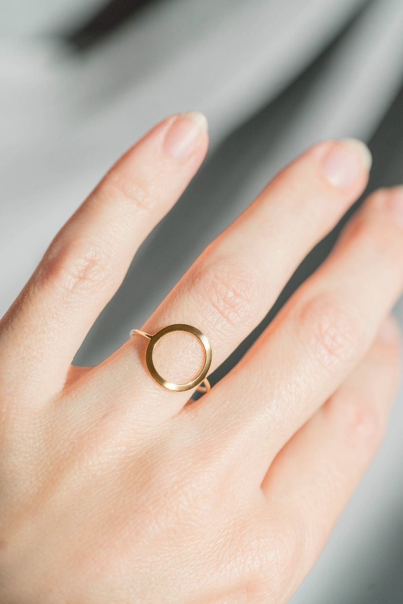 ZINZI 14K Gouden Ring ZGR173 zilver