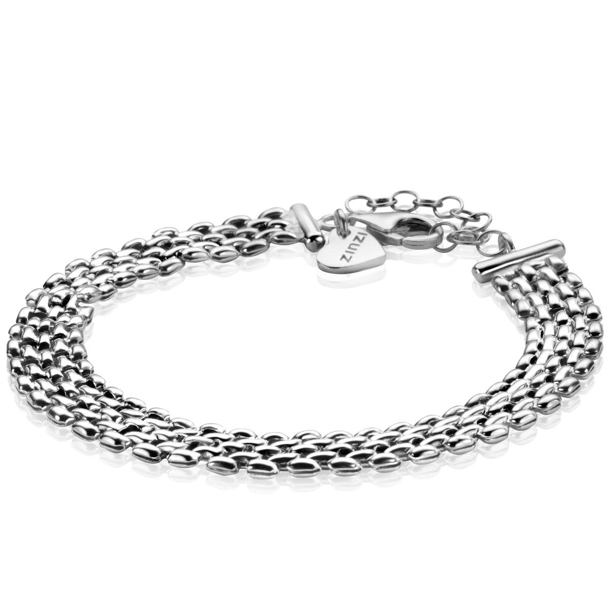 ZINZI Zilveren Armband 16,5-20cm - ZIA2289