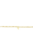 ZINZI gold plated zilveren multi-look armband met glanzende sleutel als bedel ZIA2357 - PansiteNederland.nl