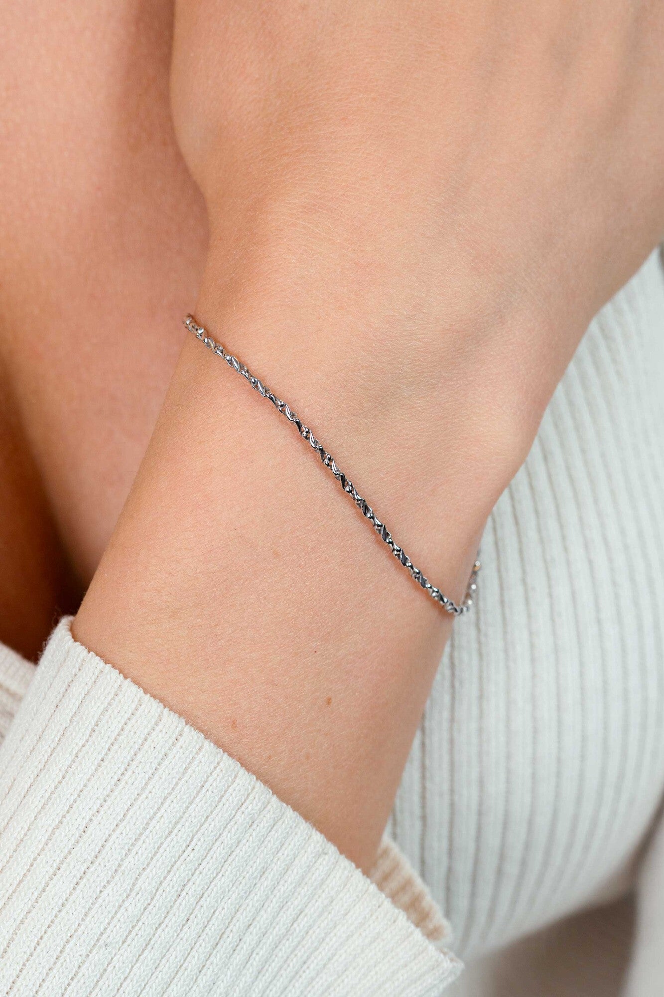 ZINZI Verguld Zilveren Armband 17,5-20,5 cm - ZIA2843