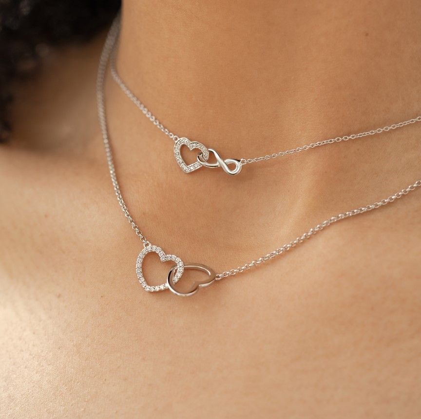 ZINZI Zilveren Ketting met Witte Zirkonia - ZIC1736