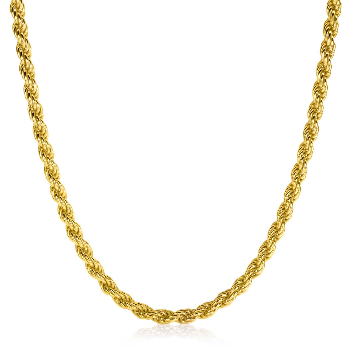 ZINZI Verguld Zilveren Ketting 42-45 cm - ZIC2343G