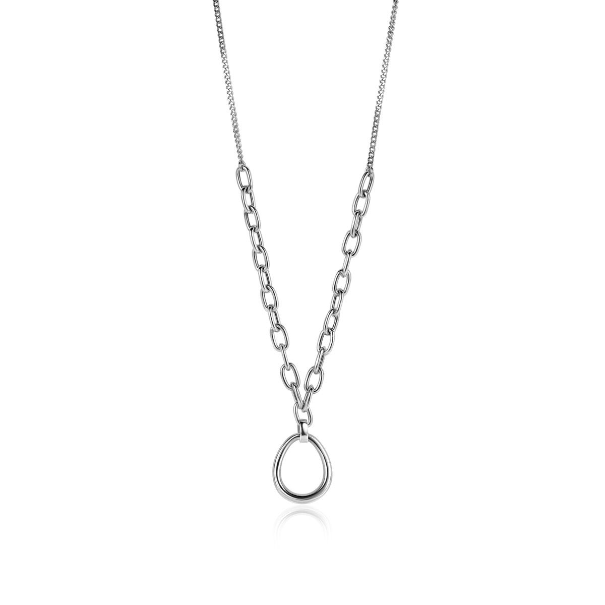 ZINZI Zilveren Ketting 40-45cm - ZIC2481