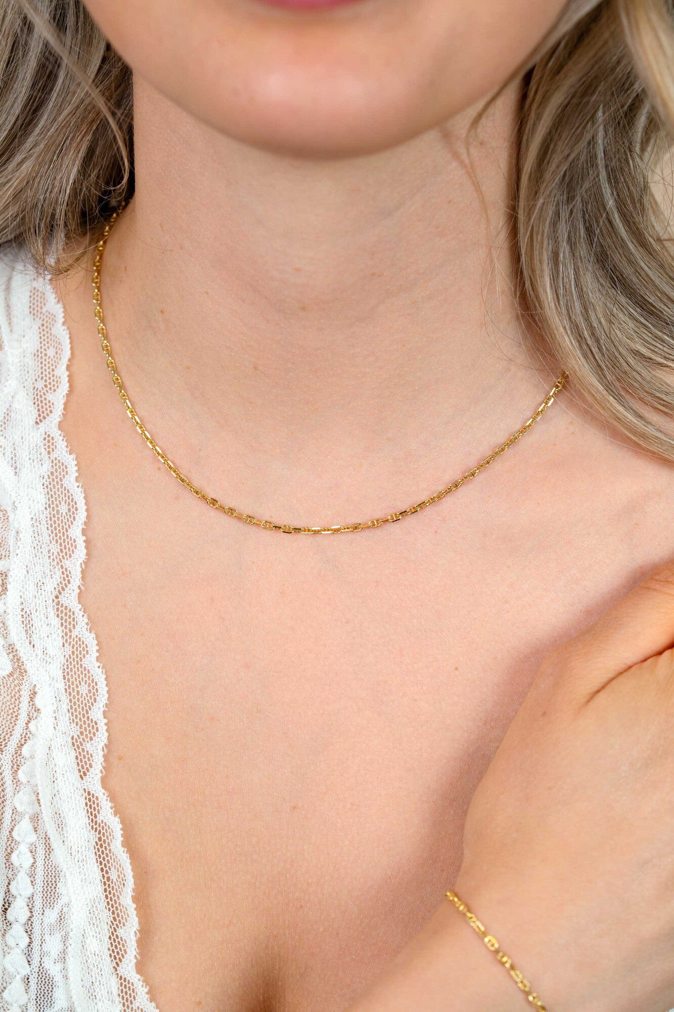 ZINZI Verguld Zilveren Ketting ZIC2841G
