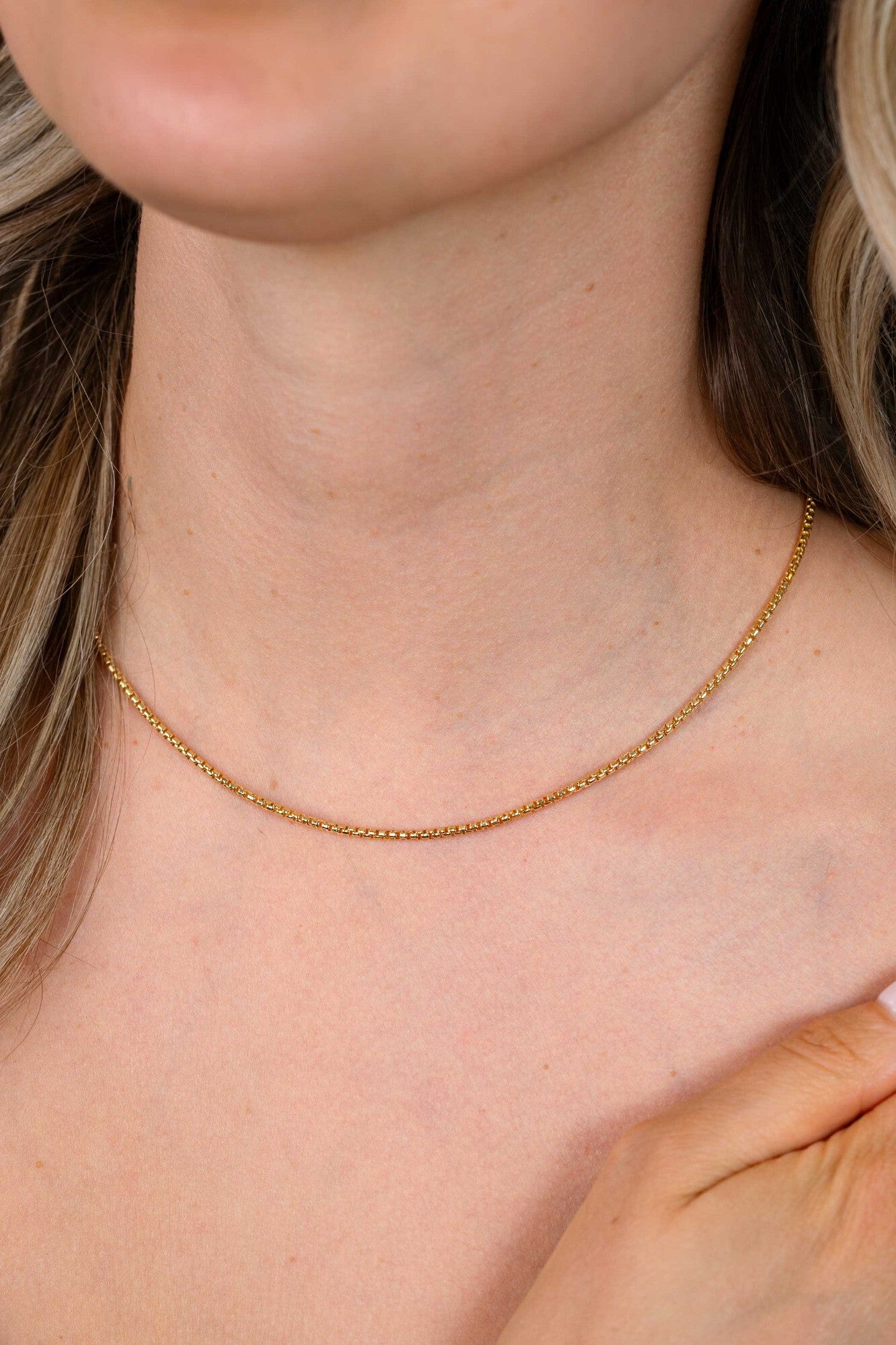 ZINZI Verguld Zilveren Ketting ZIC2842G