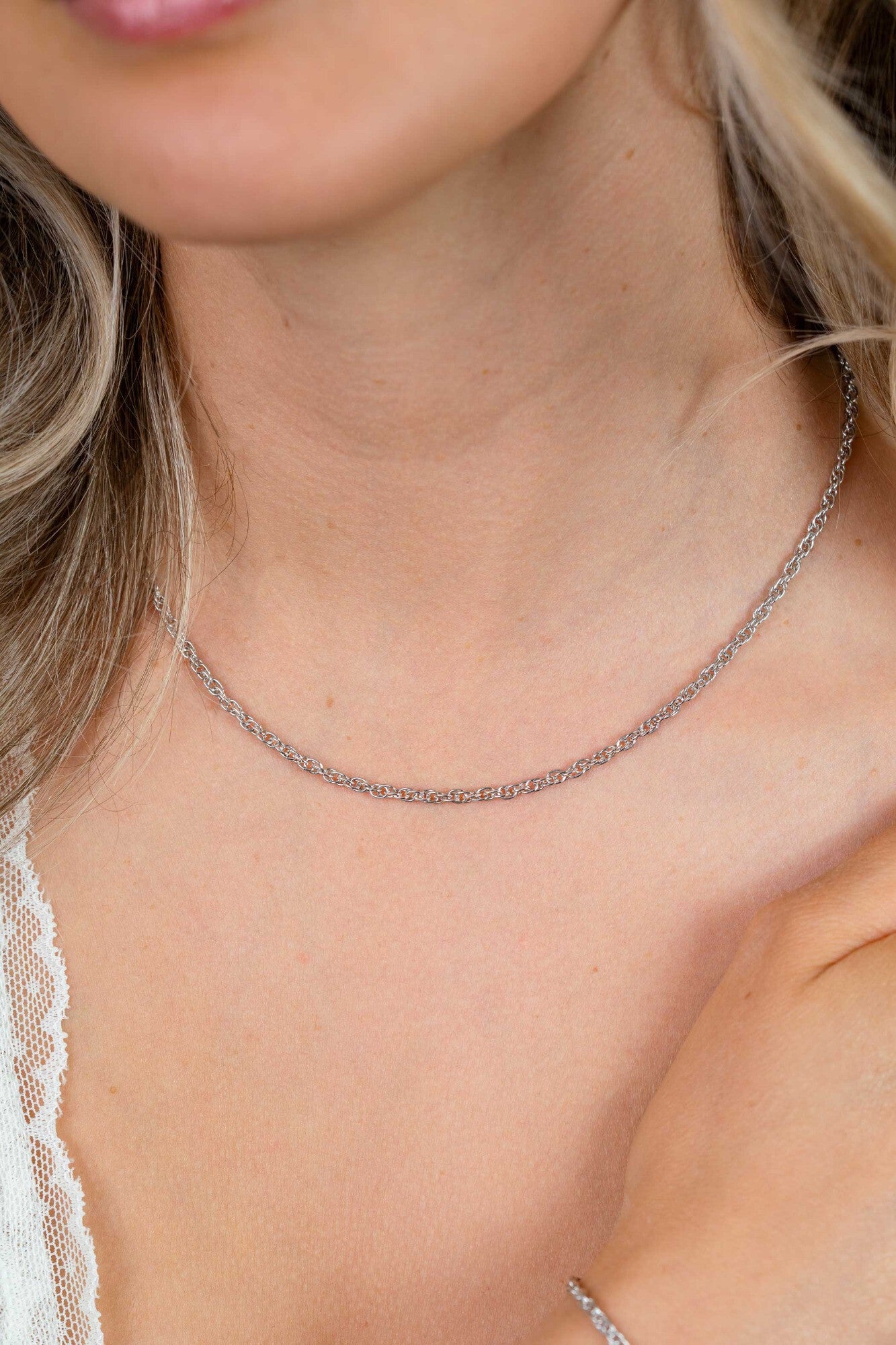 ZINZI Zilveren Ketting ZIC2846