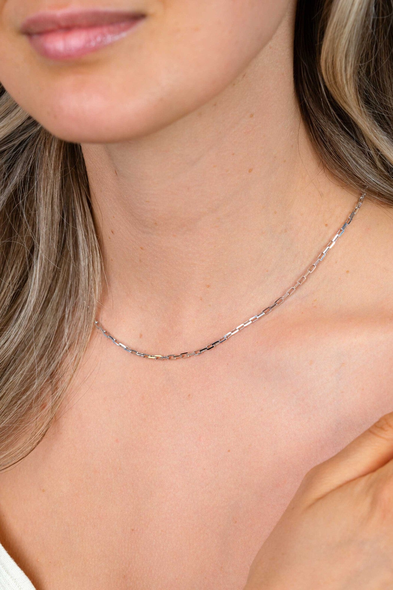 ZINZI Zilveren Ketting ZIC2845