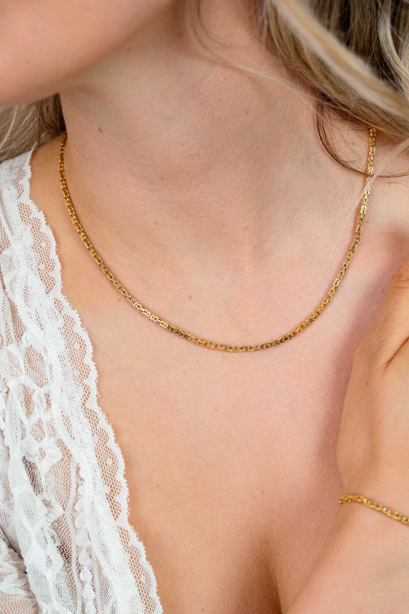 ZINZI Verguld Zilveren Ketting ZIC2846G