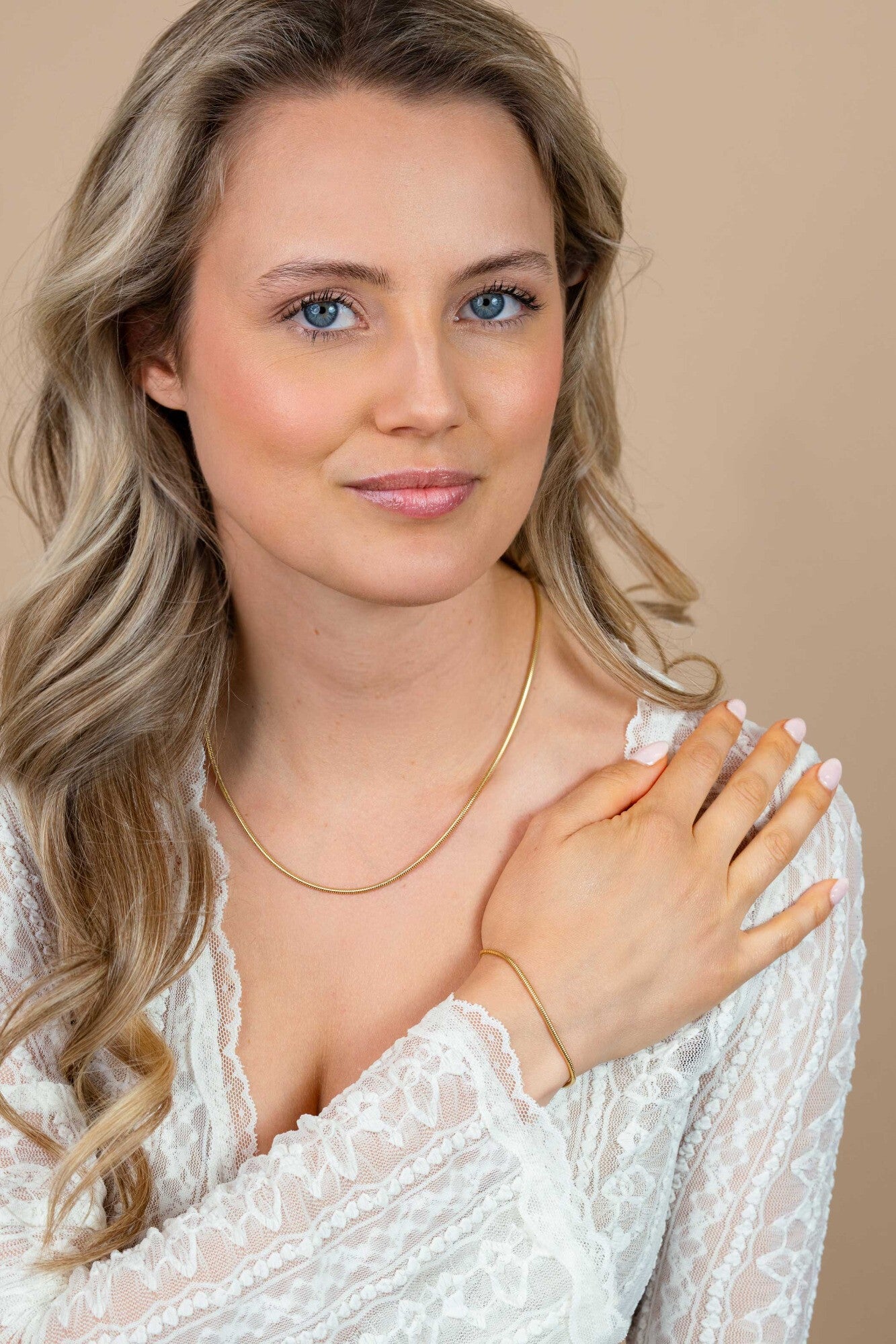 ZINZI Verguld Zilveren Ketting ZIC2849G
