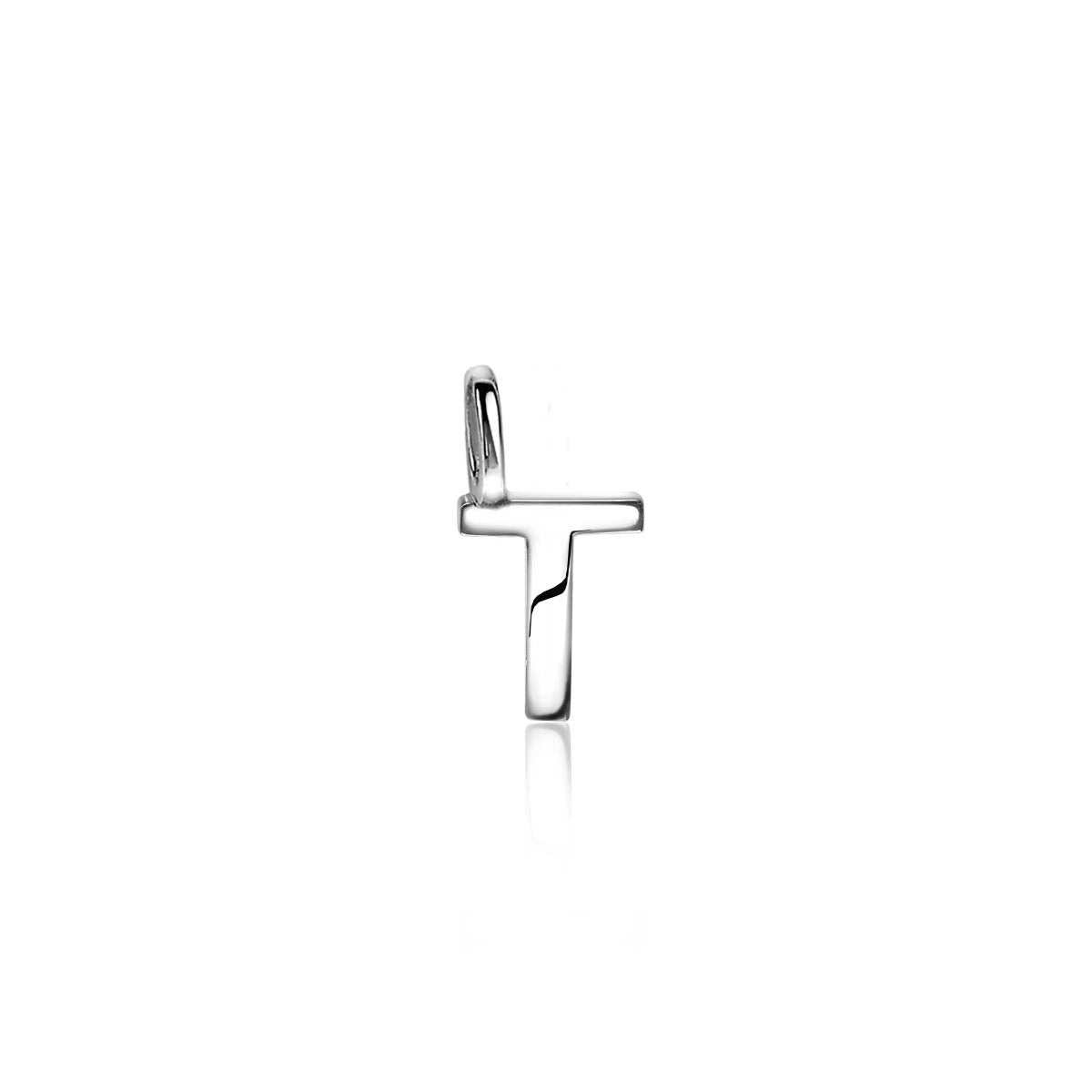 ZINZI zilveren letter hanger T - ZIH2140T