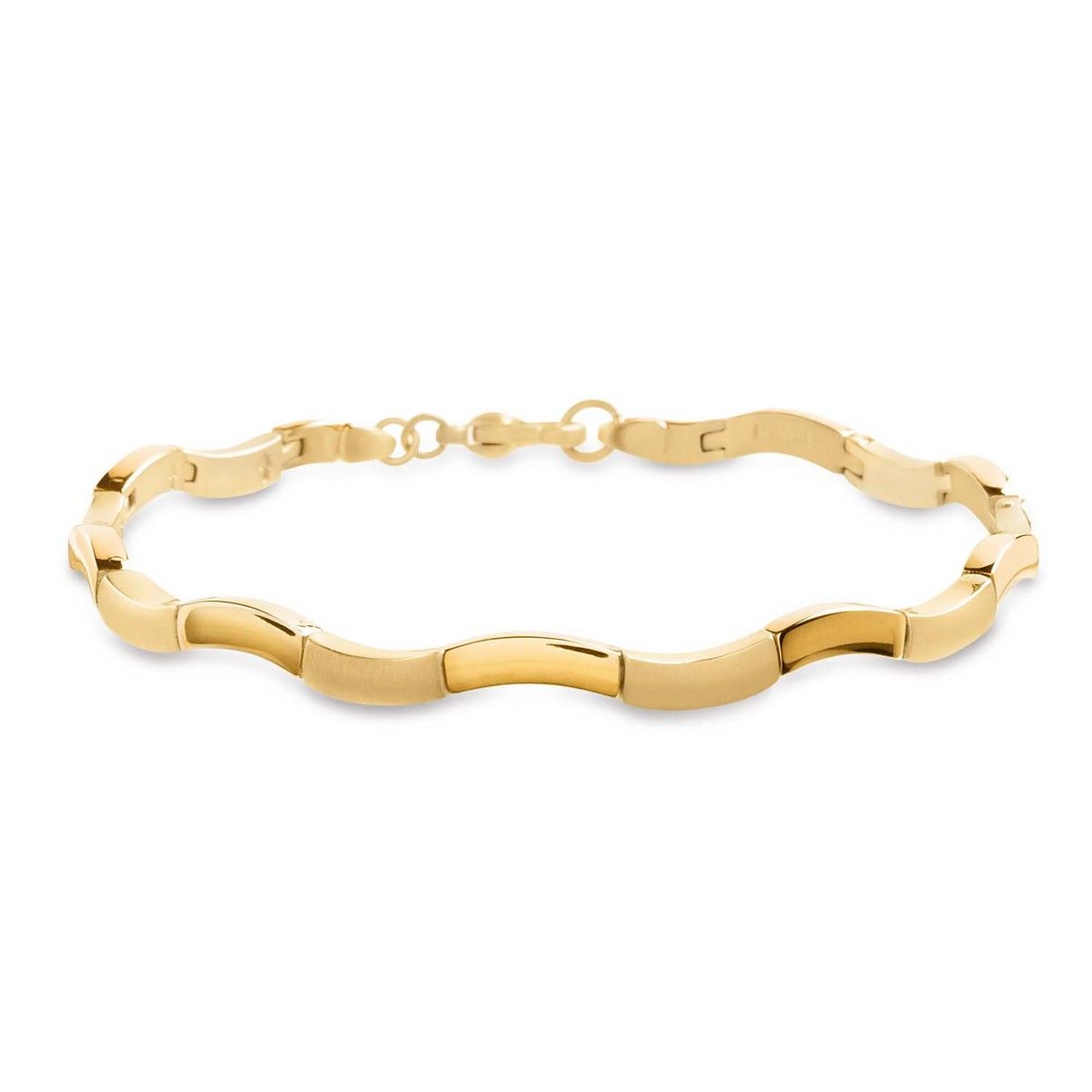 Boccia Titanium Armband 0370-06 Goudkleurig 210 mm