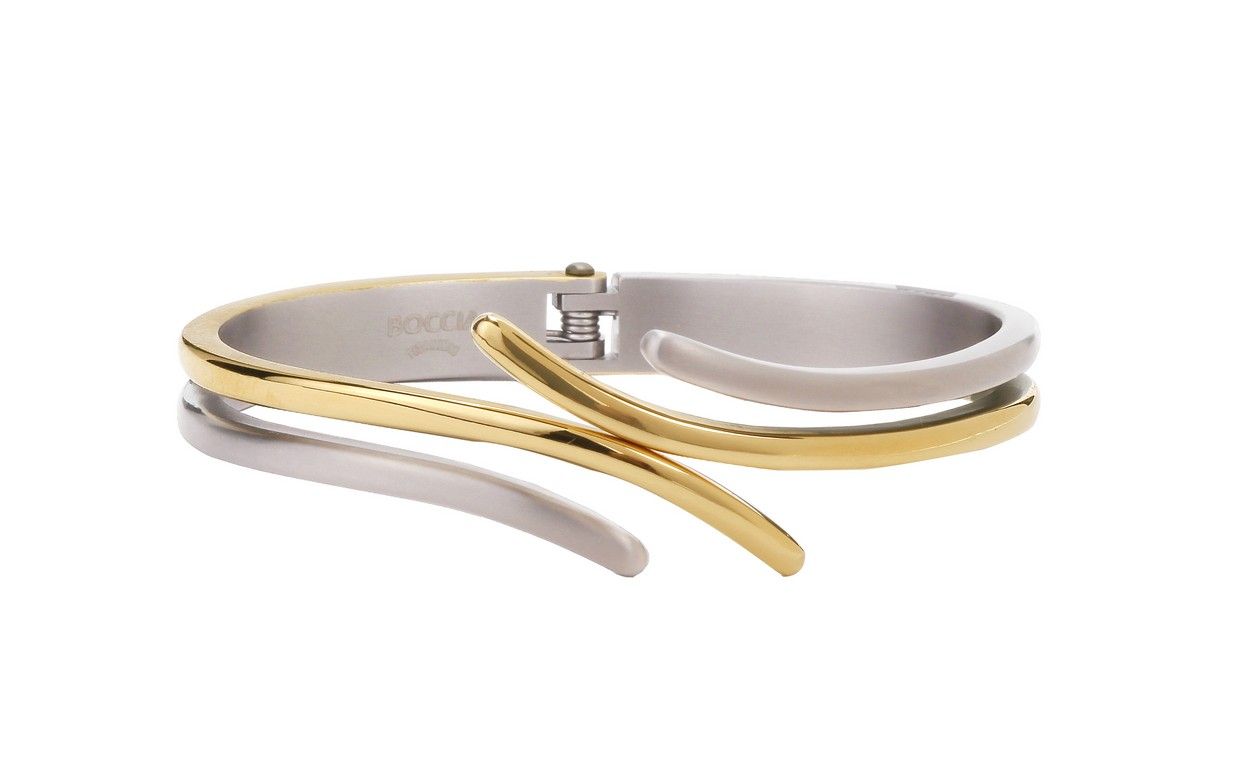 Boccia Titanium Armband 0396-03 Goudkleurig 63 mm
