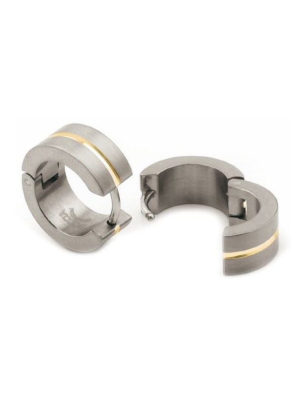 Boccia Titanium Oorbellen 0503-03 Zilverkleurig 15 mm