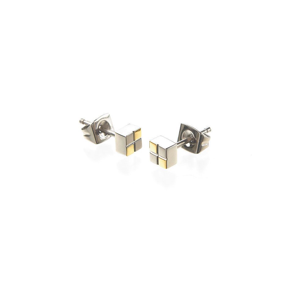Boccia Titanium Oorknoppen 0518-03 Goudkleurig 4.5 mm