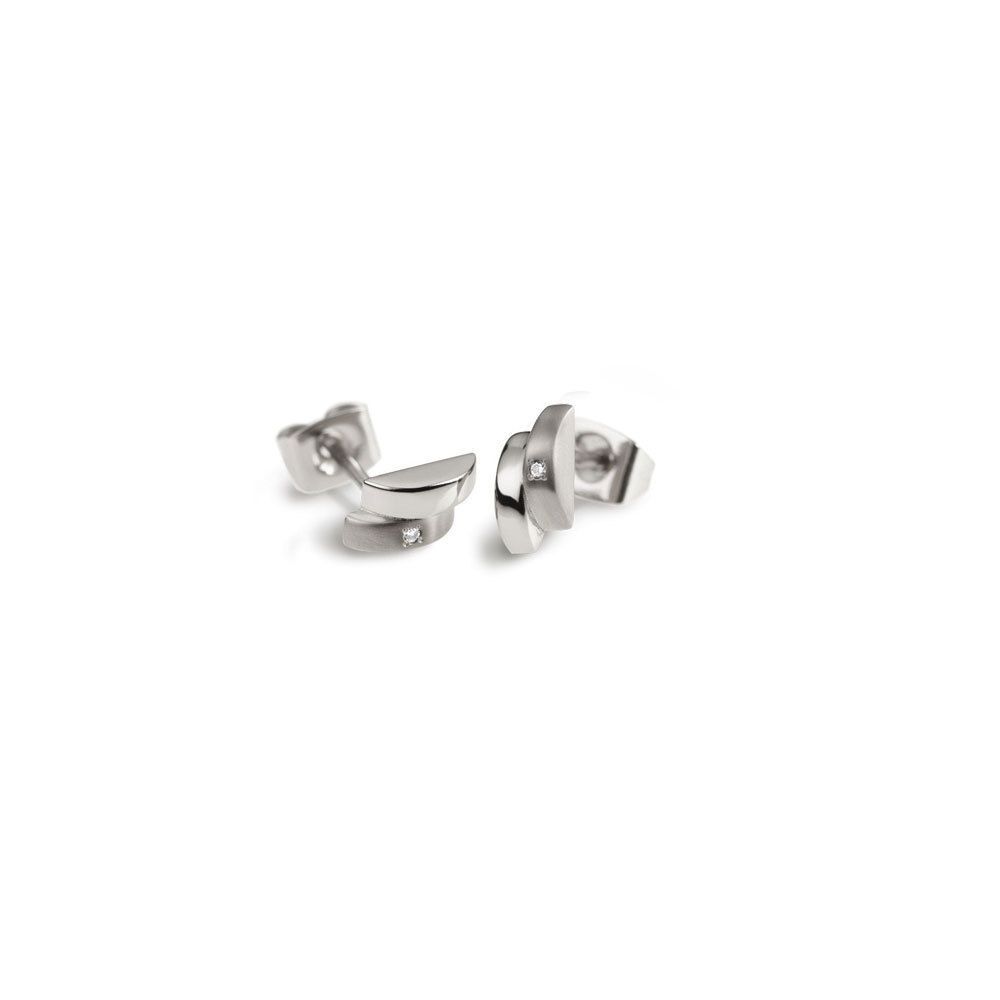 Boccia Titanium Oorknoppen 0552-02 Zilverkleurig