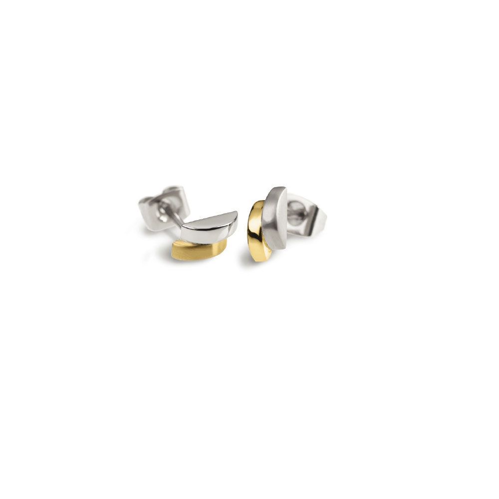 Boccia Titanium Oorknoppen 0552-03 Goudkleurig 9.3 mm oorbellen