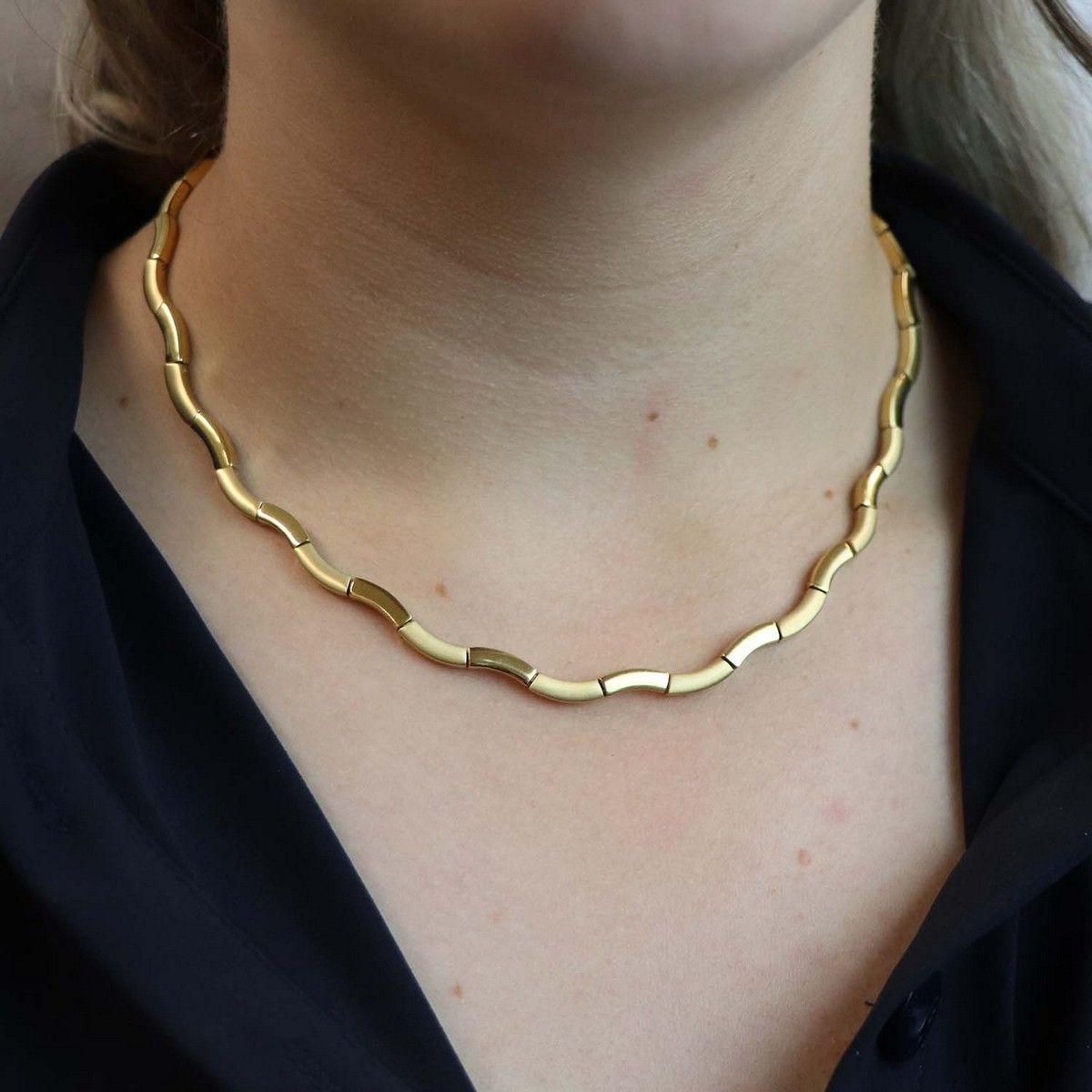 Boccia Titanium Ketting 0844-06 Goudkleurig 450 mm