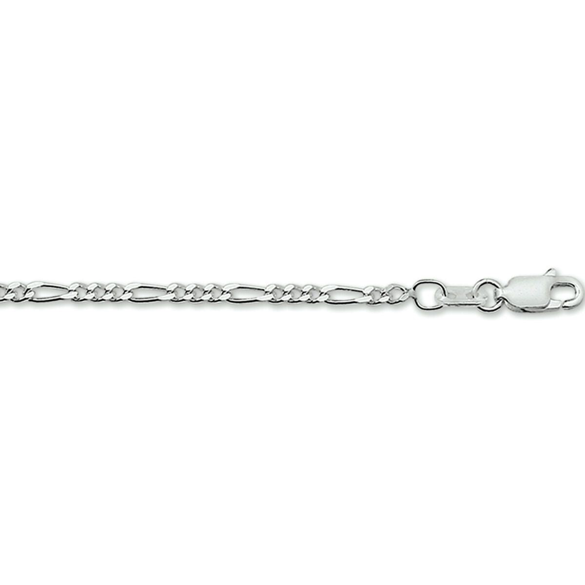Fantasy Collection Collier figaro 2,7 mm zilver - PSN1001907