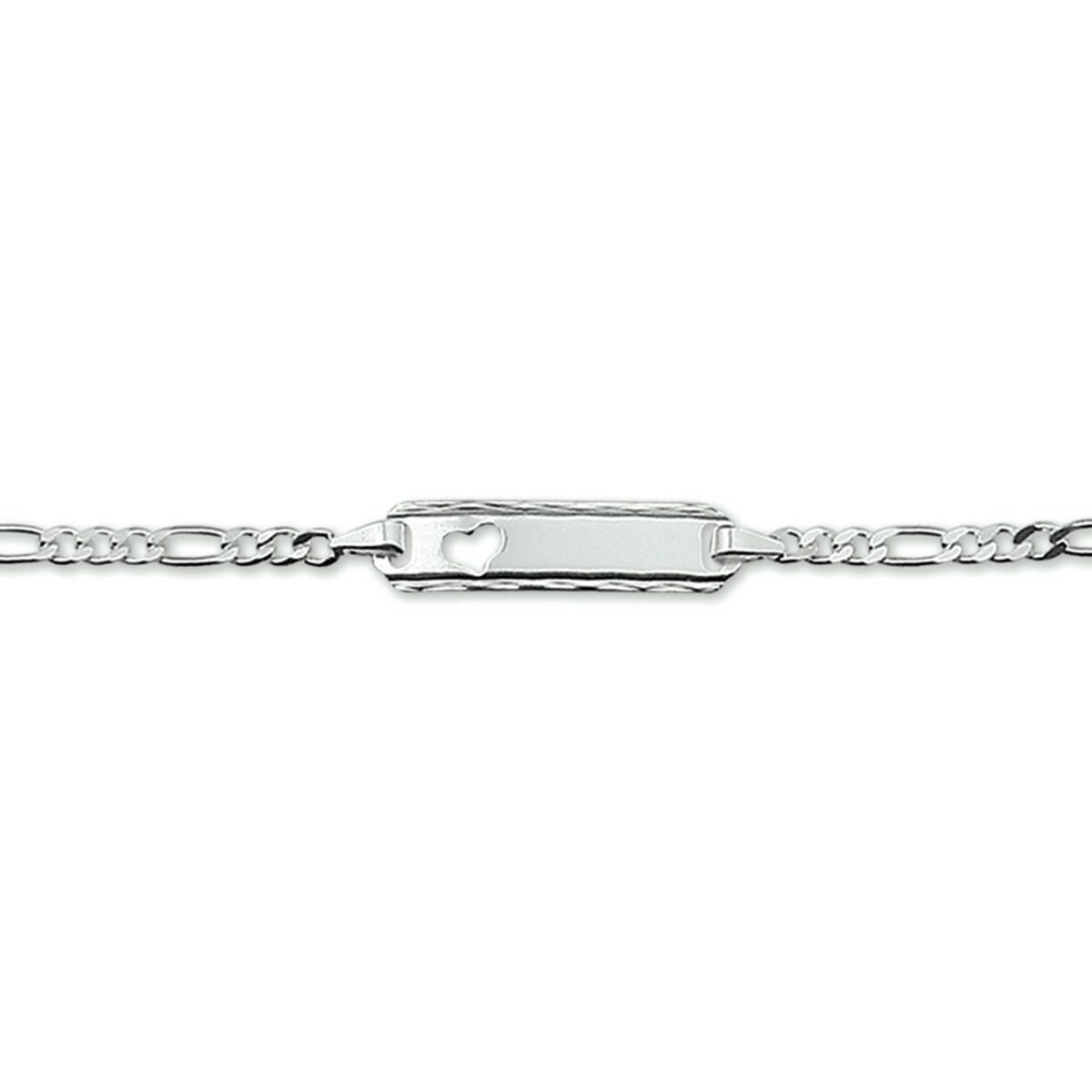 Graveerarmband hart plaat 5,0 mm 11-13 cm - PSN1005685, exclusief en kwalitatief hoogwaardig. Ontdek nu!