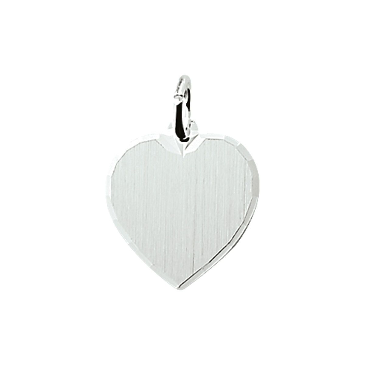 Fantasy Collection Graveerhartje gediamanteerd zilver hanger - PSN1005890