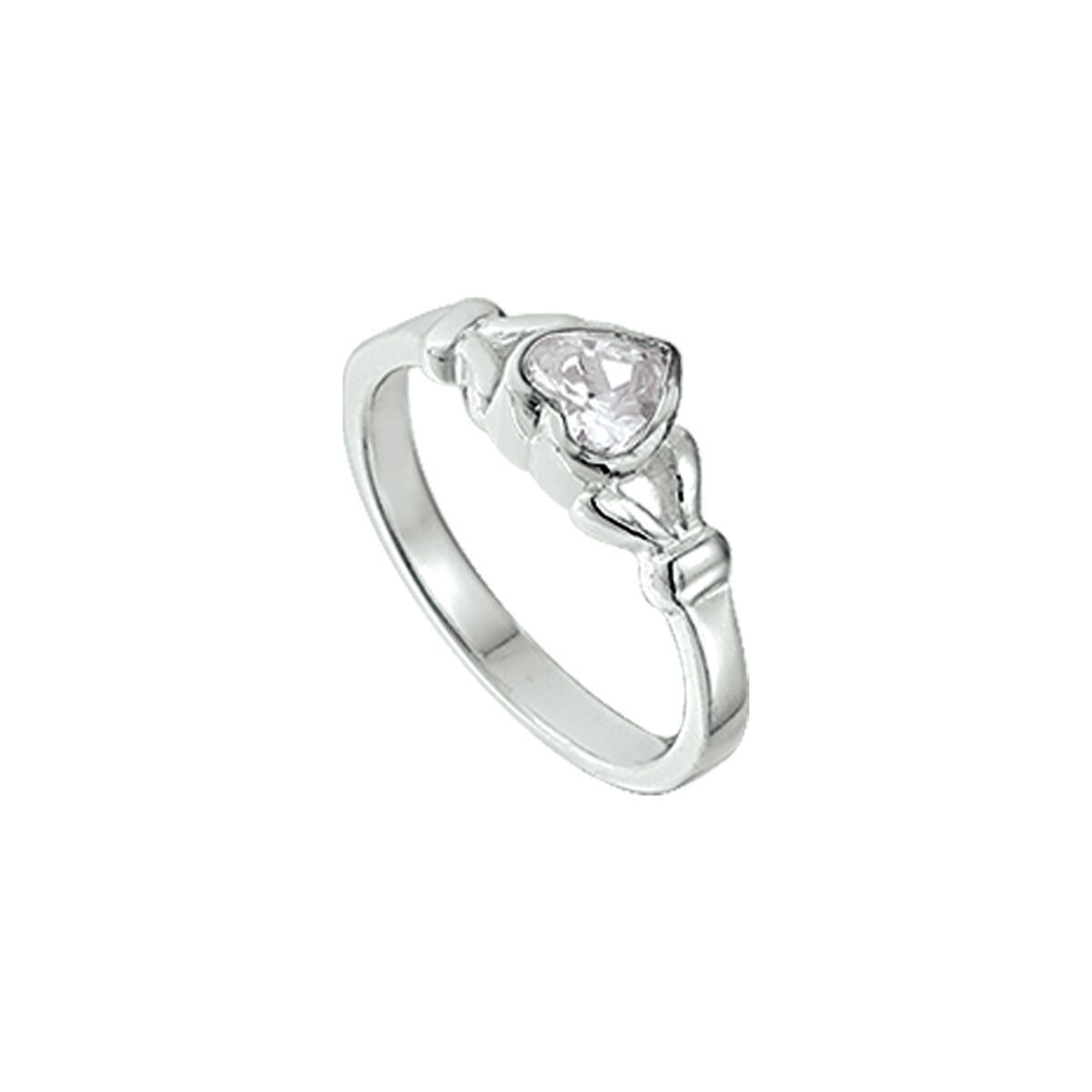 Fantasy Collection Ring hart zirkonia zilver