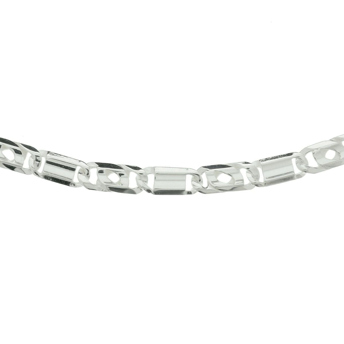 Fantasy Collection Collier valkenoog met tussenstuk 5,5 mm 50 cm zilver
