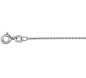 Fantasy Collection Collier anker plat 1,2 mm zilver - PSN1320152
