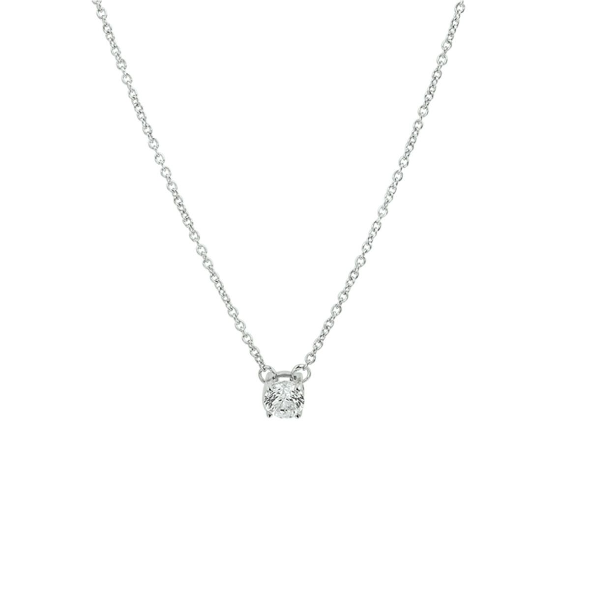 Fantasy Collection Collier zirkonia 41 + 4 cm zilver