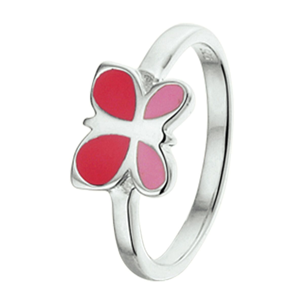 Fantasy Collection Ring vlinder emaille zilver
