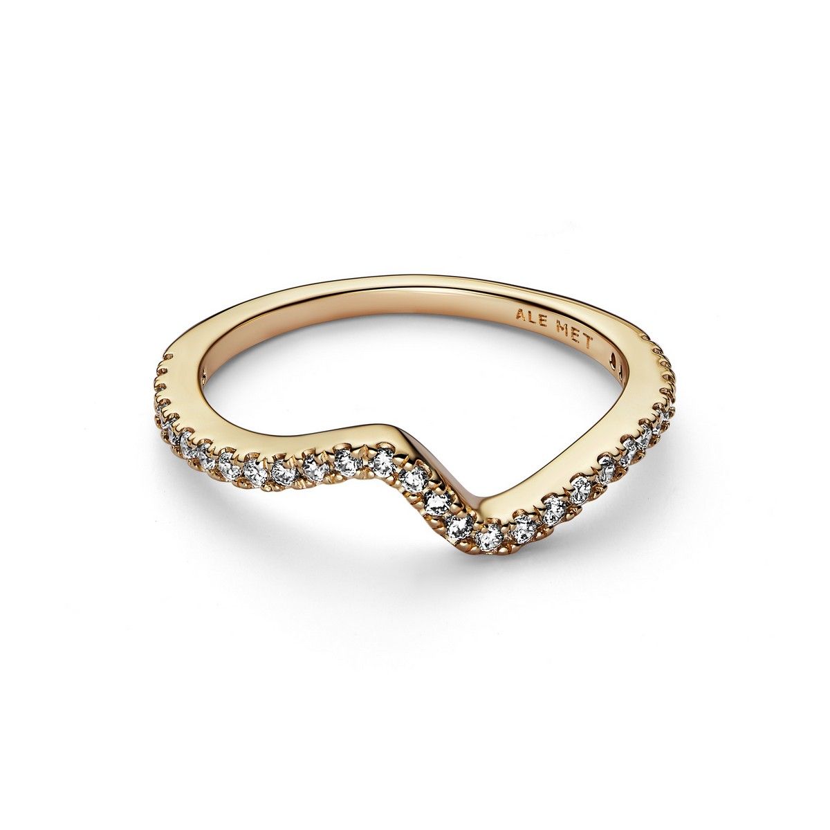 Pandora Sprankelende Golf Ring goudverguld - 162539C01