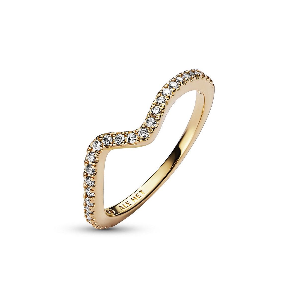 Pandora Sprankelende Golf Ring goudverguld - 162539C01