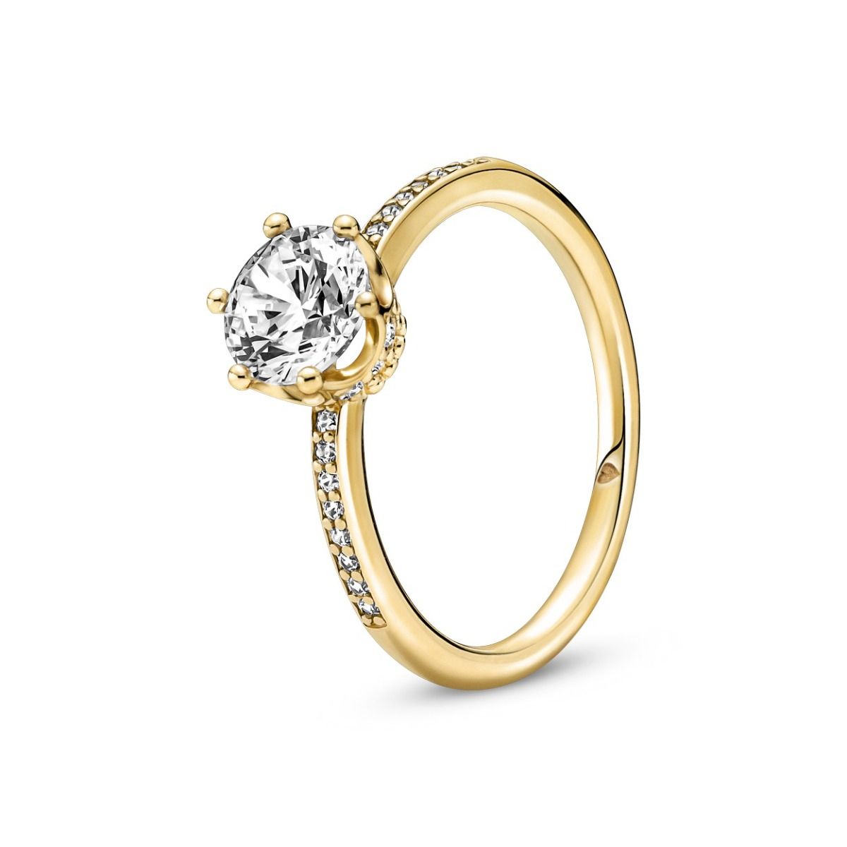 Pandora Transparante Sprankelende Kroon Solitaire Ring 168289C01, exclusief en kwalitatief hoogwaardig. Ontdek nu!