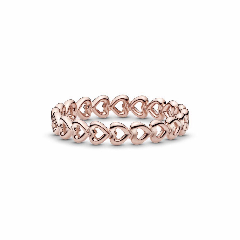 Pandora Band van Harten Ring roségoudverguld - 180177