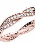 Pandora Sparkling Twisted Lines Ring 180892CZ, exclusief en kwalitatief hoogwaardig. Ontdek nu!