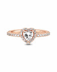 Pandora Ring Sparkling Heart 188421C02, exclusief en kwalitatief hoogwaardig. Ontdek nu!