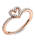 Pandora Heart and wishbone Pandora Rose ring met zirkonia 189302C01, exclusief en kwalitatief hoogwaardig. Ontdek nu!
