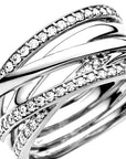 Pandora Sparkling & Polished Lines Ring 190919CZ, exclusief en kwalitatief hoogwaardig. Ontdek nu!