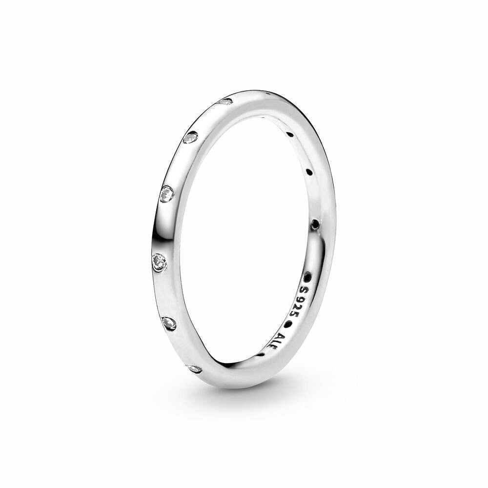 Pandora Eenvoudige Sprankelende Bandring zilver - 190945CZ