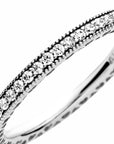 Pandora Sparkle & Hearts Ring 190963CZ, exclusief en kwalitatief hoogwaardig. Ontdek nu!