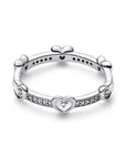 Pandora Radiant Sparkling Hearts Ring 192496C01, exclusief en kwalitatief hoogwaardig. Ontdek nu!