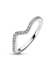 Pandora Sparkling Wave Ring 192539C01, exclusief en kwalitatief hoogwaardig. Ontdek nu!